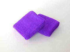 Purple Wristband / Sweatband Pair